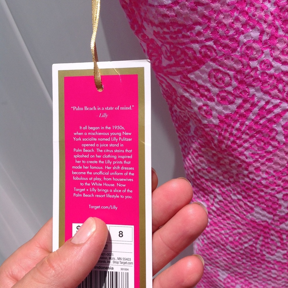 Lilly Pulitzer for Target Floral Pink Mini Dress - Picture 13 of 13